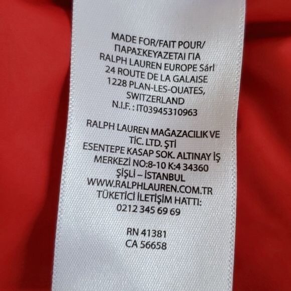 Polo Ralph Lauren RED Puffer WINTER Jacket Coat Parka Water Down TODDLER BOYS 2T - Picture 12 of 16